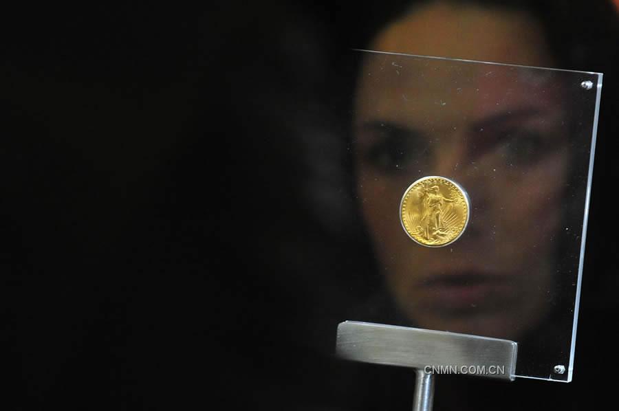 世界最贵“双鹰金币”在捷克展出 价超700万美元