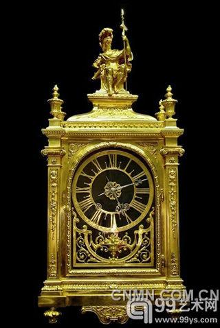 2012保利春拍拍品：法国 十八世纪 宝玑（Breguet）机芯 铜鎏金大自鸣座钟
