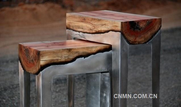 创意的家具设计当木头遇上铝