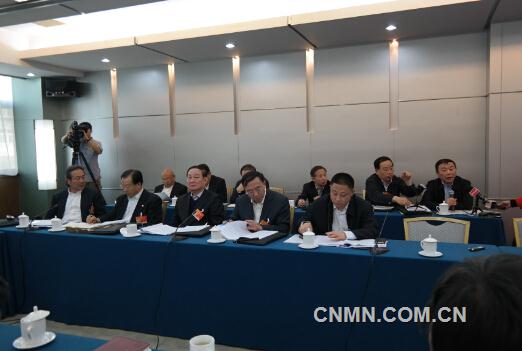 3月5日，全国政协委员、 甘肃省国资委主任李沛兴参加经济界小组讨论。（本报特派记者李峒峒）