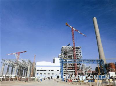 十五冶四公司承建宁夏中卫电厂主体结构完工