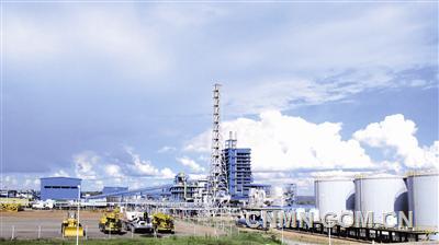 赞比亚谦比希铜冶炼厂——中国在境外投资最大的铜冶炼厂。