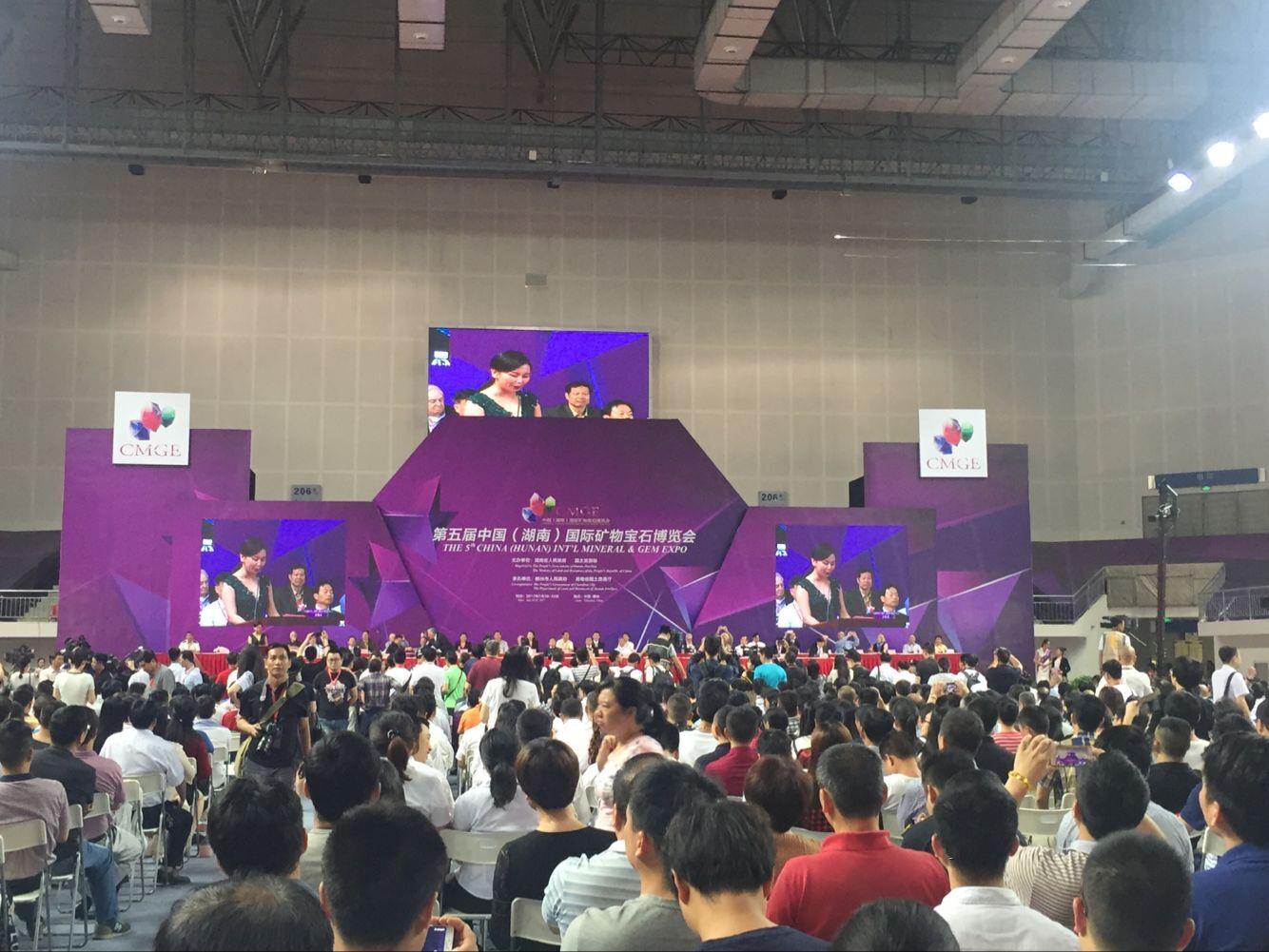 第五届中国（湖南）国际矿物宝石博览会在郴州开幕