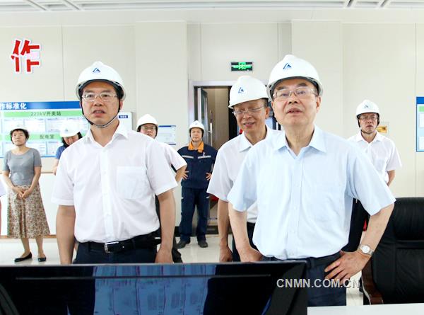 陈全训到中国铝业驻桂企业调研