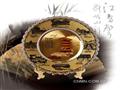 黄鹤楼铜片金蝶【现代金属工艺品】