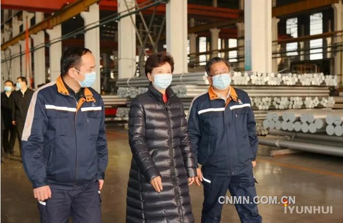 贵州省委书记、省人大常委会主任谌贻琴到中铝贵州企业调研