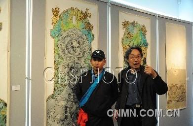 德国柏林举行《西藏印象》画展 原创者现展厅