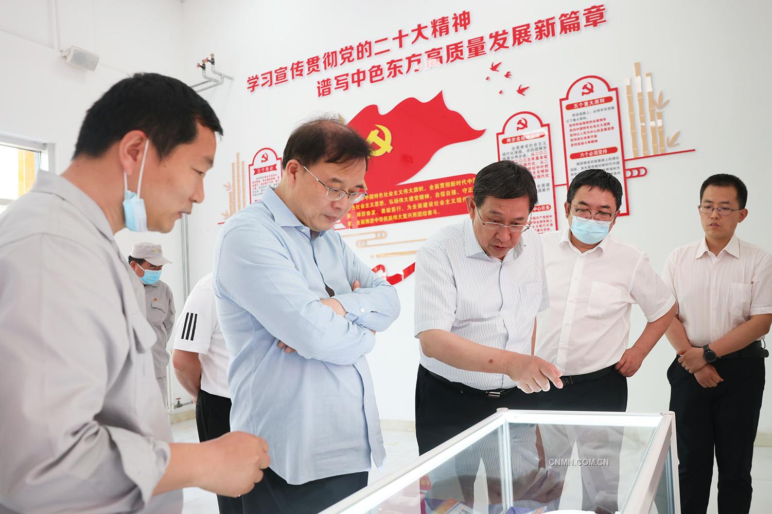 中国有色集团党委书记、董事长奚正平赴中色东方8