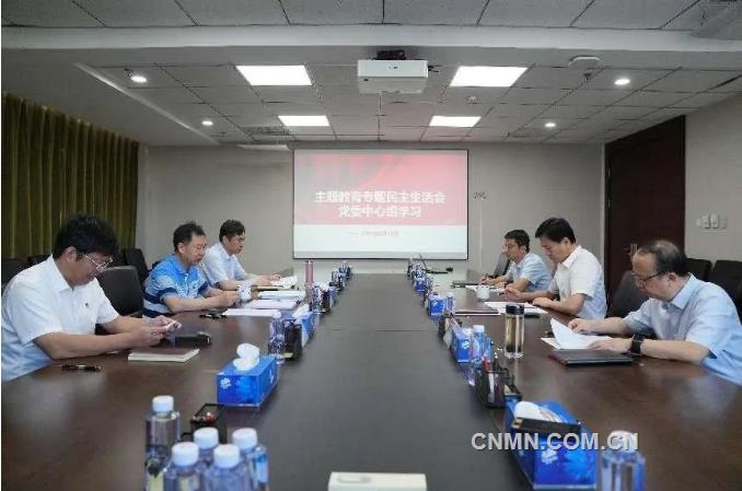 中国有研党委中心组开展主题教育专题民主生活会会前集中学习