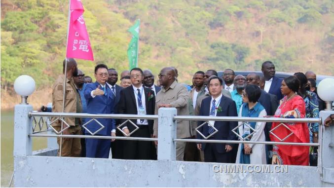 刚果（金）总统齐塞克迪出席中企承建的布桑加水电站落成典礼