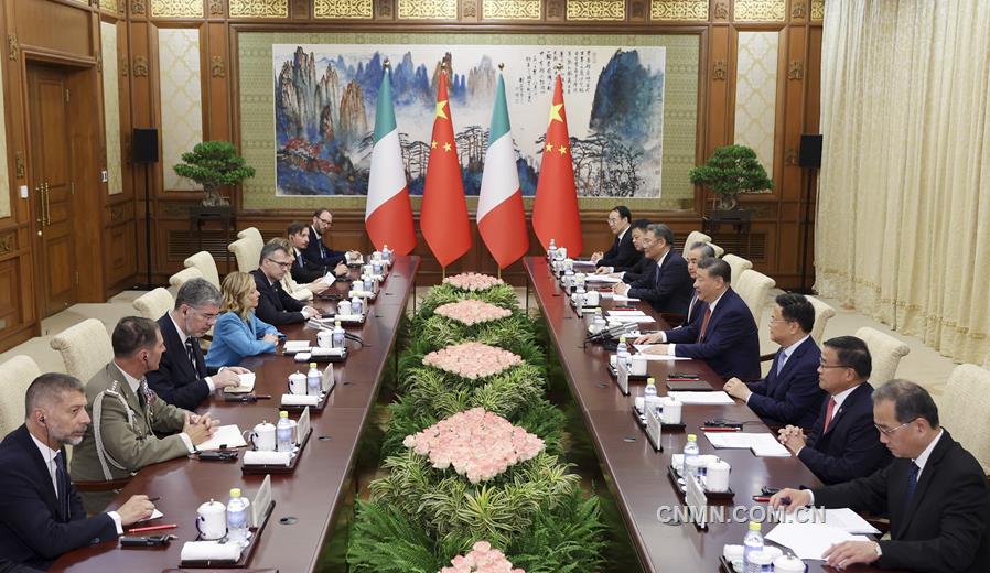 習近平會見意大利總理梅洛尼