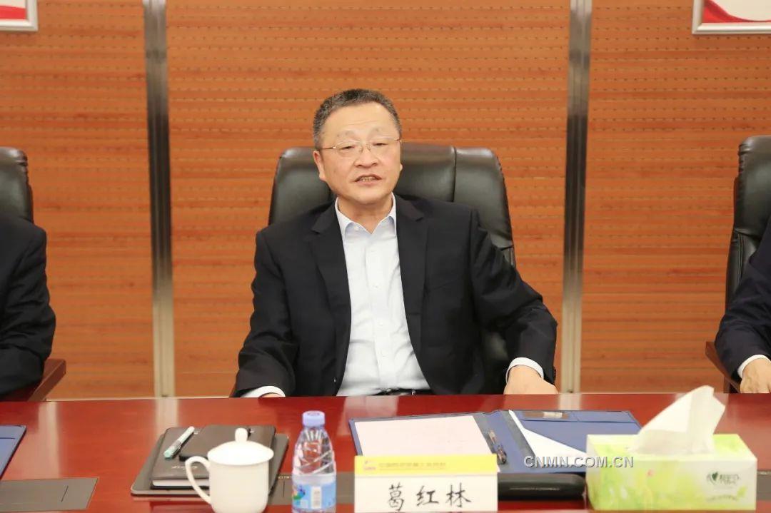葛红林会见中国有色集团党委书记、董事长文岗一行
