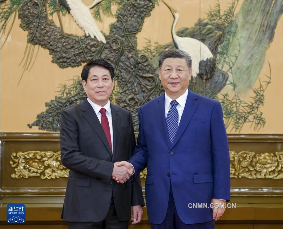 習近平會見越共中央政治局委員、中央書記處常務書記樑強