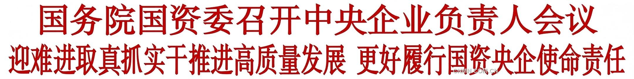 国务院国资委召开中央企业负责人会议