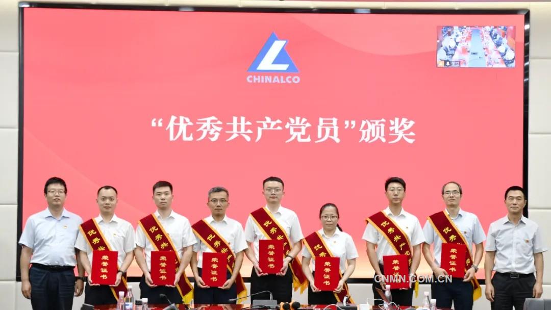 中铝材料院党委召开“两优一先”表彰大会暨党员突击队授旗仪式