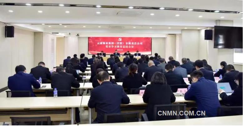 云锡控股公司召开党史学习教育总结会议