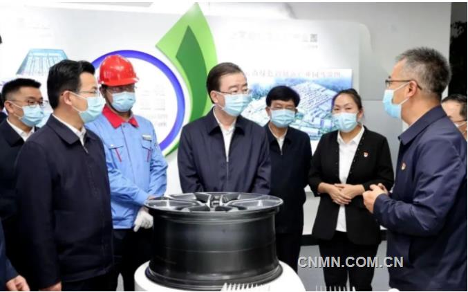 云南省委书记王宁到云南绿色铝创新产业园区调研