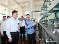 广西壮族自治区党委书记、自治区人大常委会主任刘宁到中国稀土集团所属企业调研