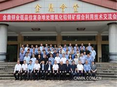 低品位复杂难处理氧化铅锌矿综合利用技术交流会召开