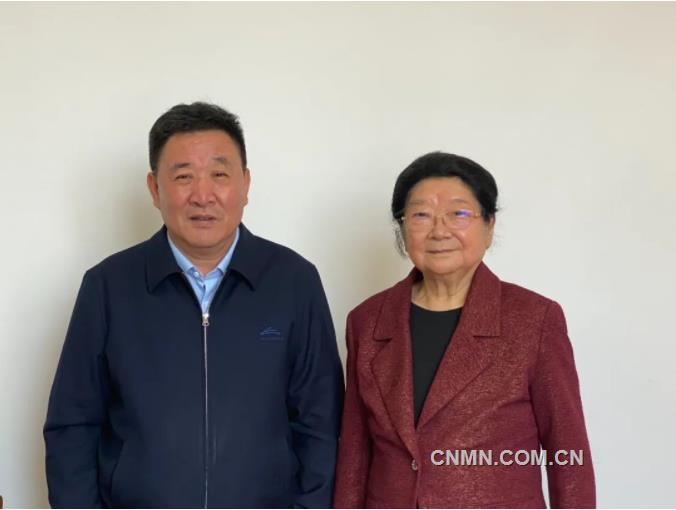 在听取金川集团党委书记、董事长王永前汇报后 顾秀莲对金川集团寄予厚望