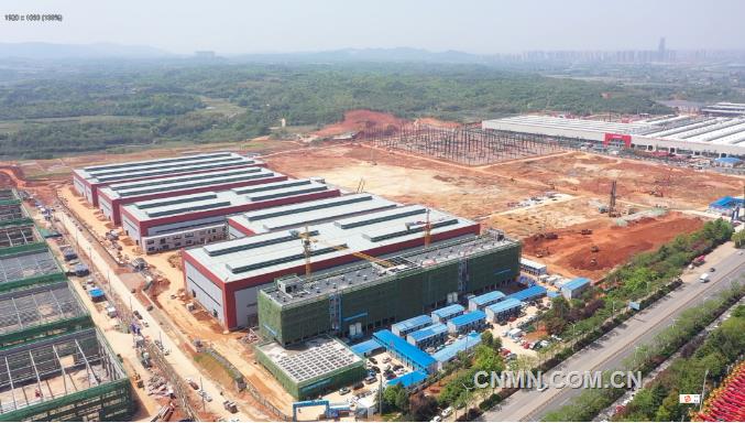 五矿二十三冶承建中科石墨锂电池项目侧记